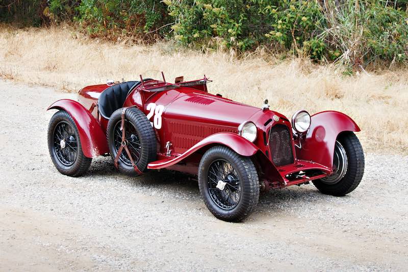 Alfa Romeo 8C 2300 Monza de 1933 (lot n°128). <br />(copyright archives AgrippA mediA /// archives Gooding & Company)