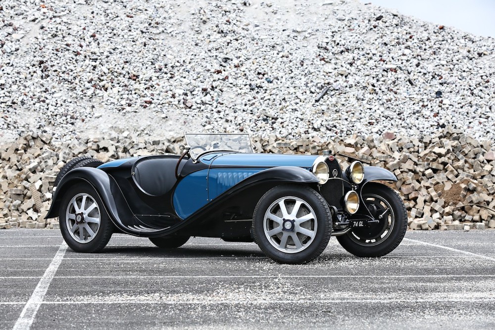 Bugatti Type 55 roadster de 1932 (lot n°135). <br />(copyright archives AgrippA mediA /// archives Gooding & Company)