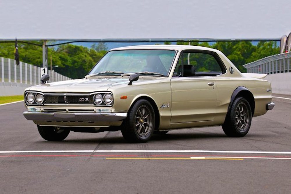 Nissan Skyline GT-R Hakosuka (lot n°142). <br />(copyright archives AgrippA mediA /// archives Gooding & Company)