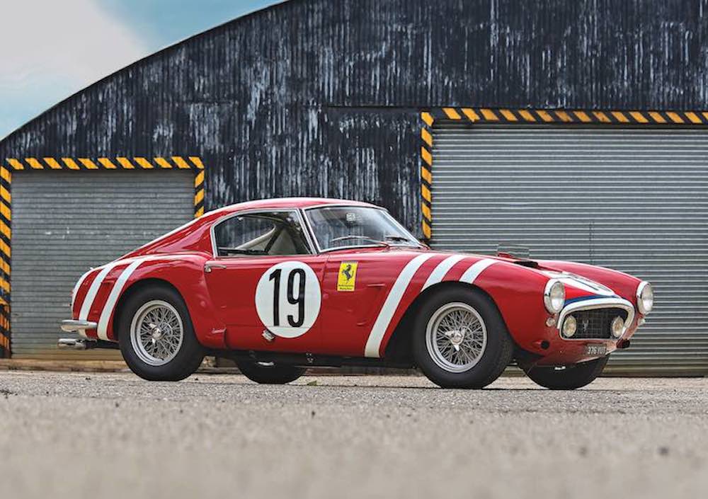 Ferrari 250 GT châssis court aluminium compétition de 1960 (lot n°56). <br />(copyright archives AgrippA mediA /// archives Gooding & Company)